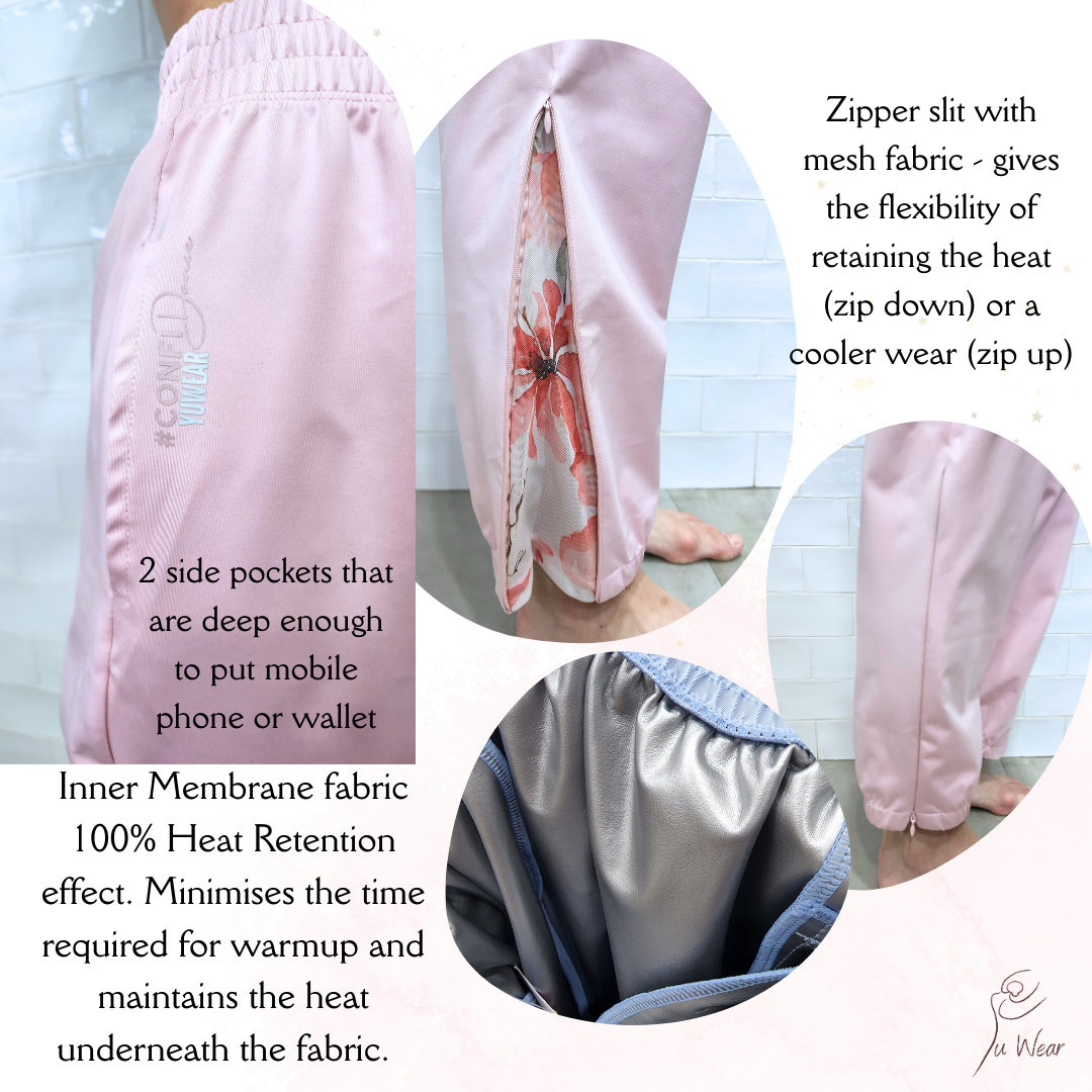 Warmie Pro Pants in Pink Fleur