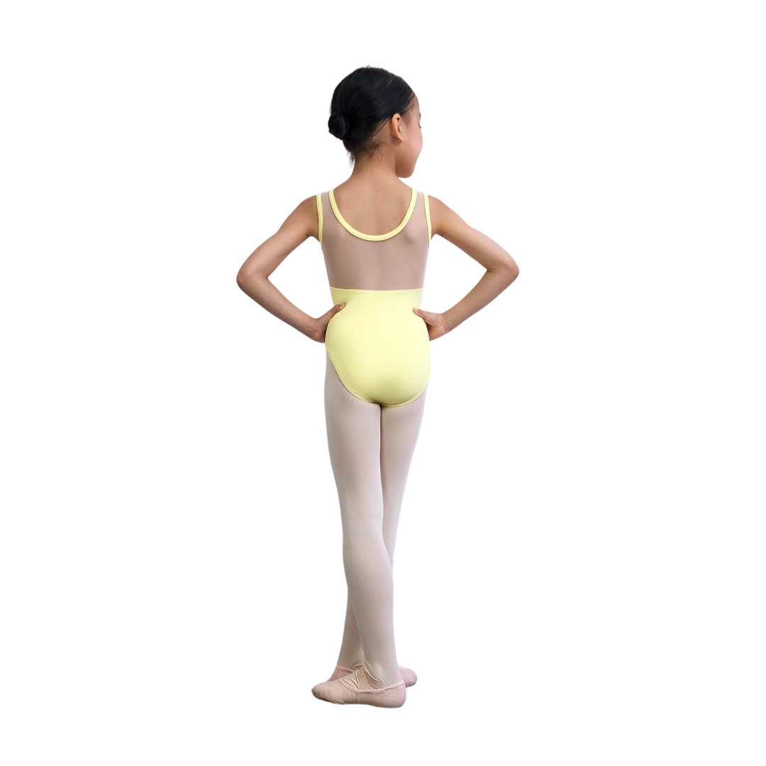 Sweet Heart Leotard in Baby Yellow