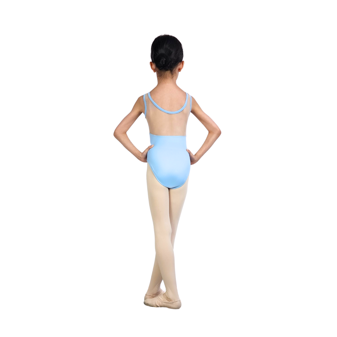 Sweet Heart Leotard in Baby Blue