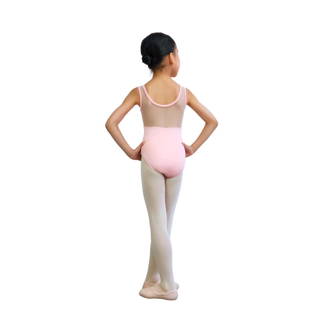 Sweet Heart Leotard in Baby Pink
