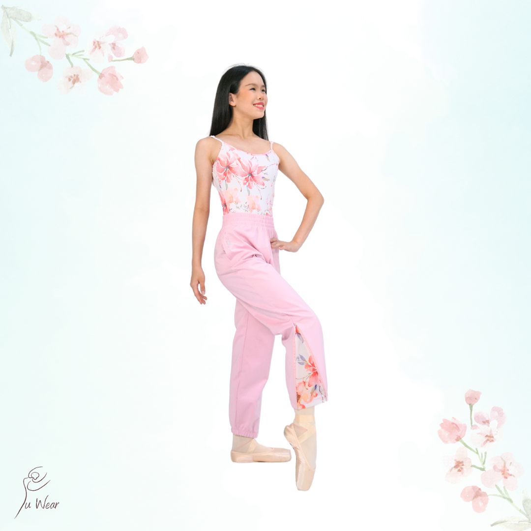 Warmie Pro Pants in Pink Fleur
