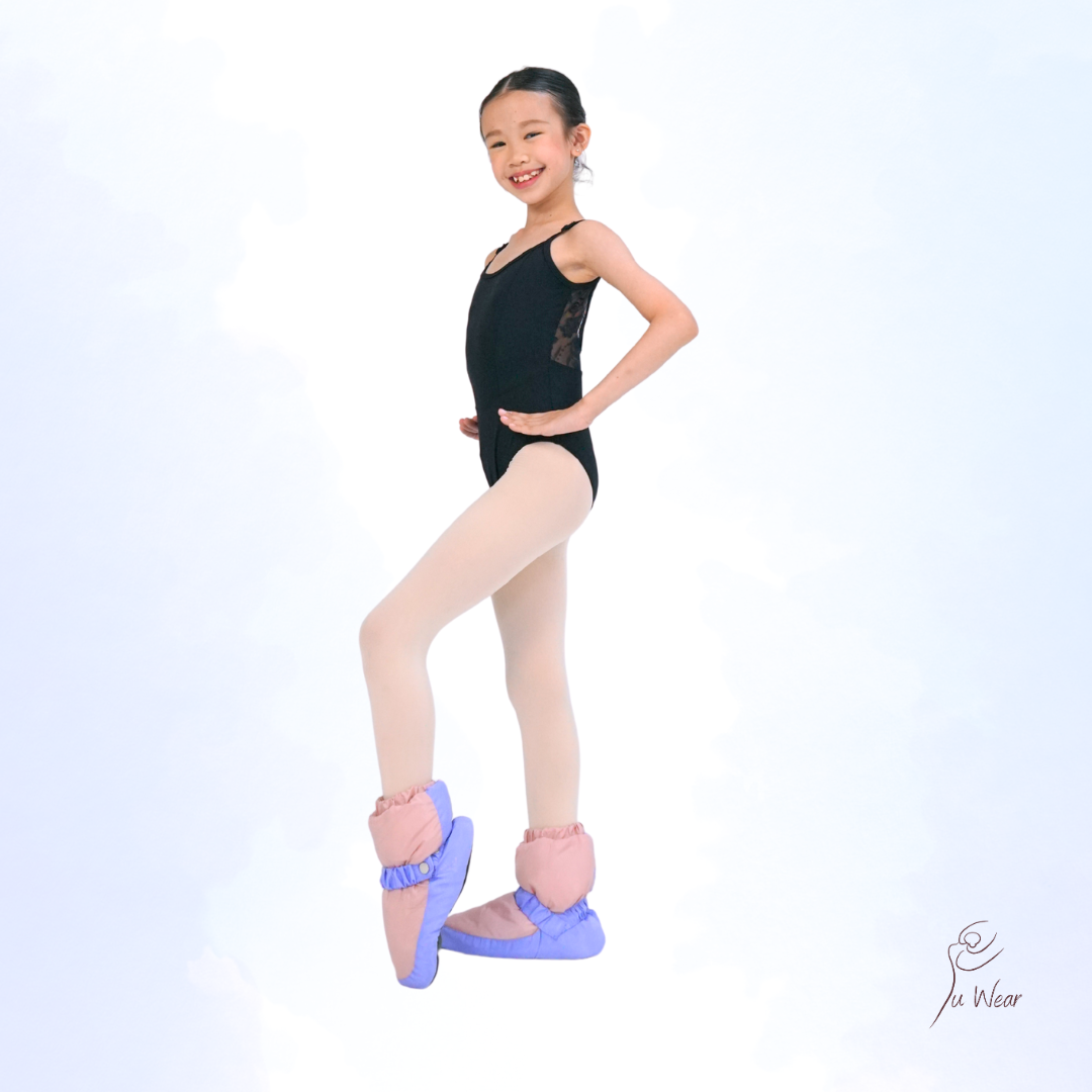 Peri Pretty Booties in Pink Periwinkle