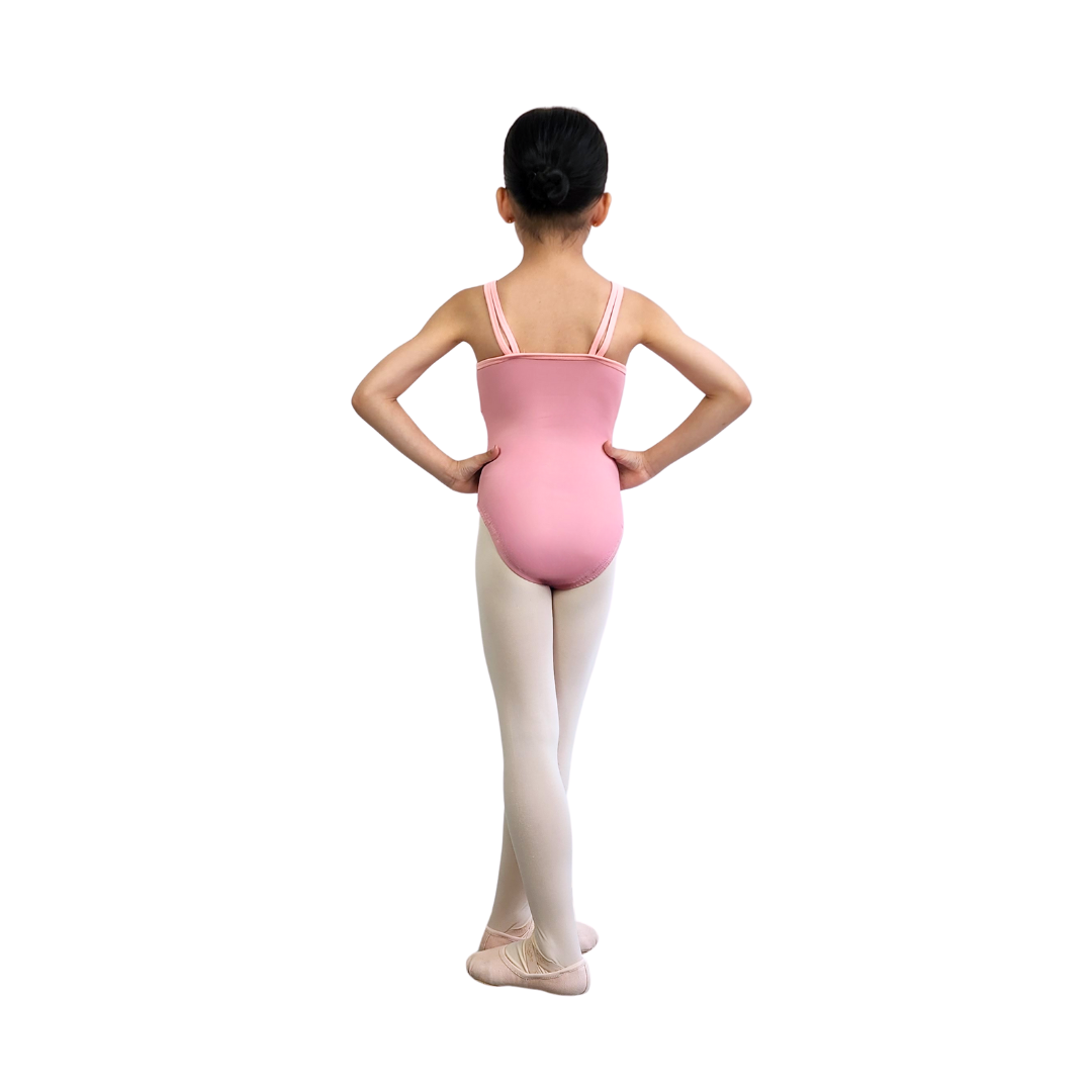 Sweet Bow Leotard in Blush