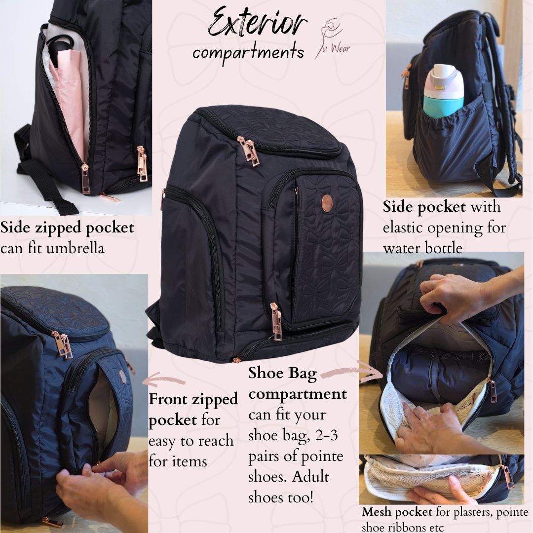 BFF Backpack (BOWtique BLACK)