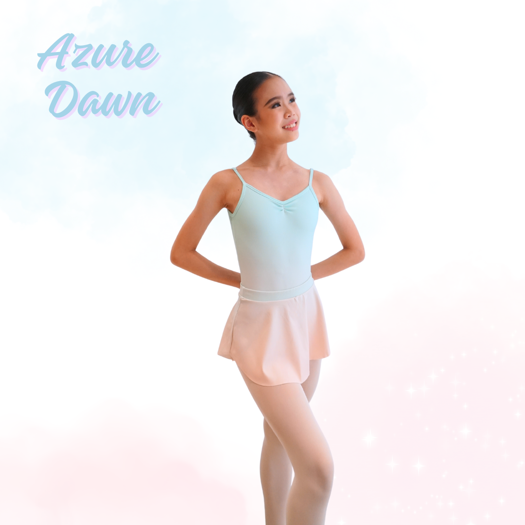 Azure Dawn Camisole Leotard (Tender Ombre series)