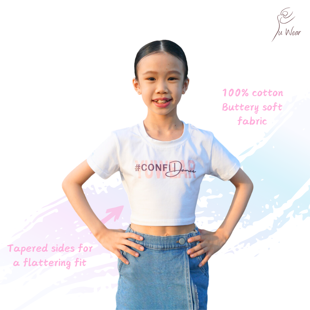 Crop Top in Purity White (Child Size) (SALE!!!)