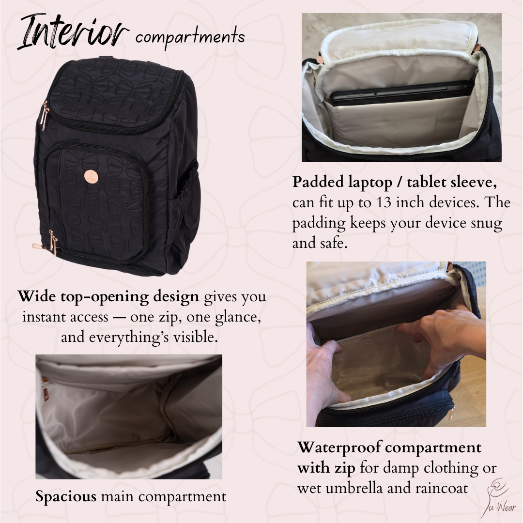 BFF Backpack (BOWtique BLACK)