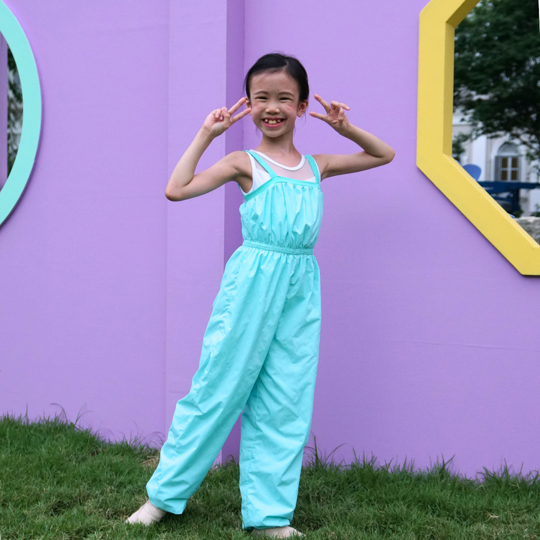 Warmie Jumpsuit in Mint Pop