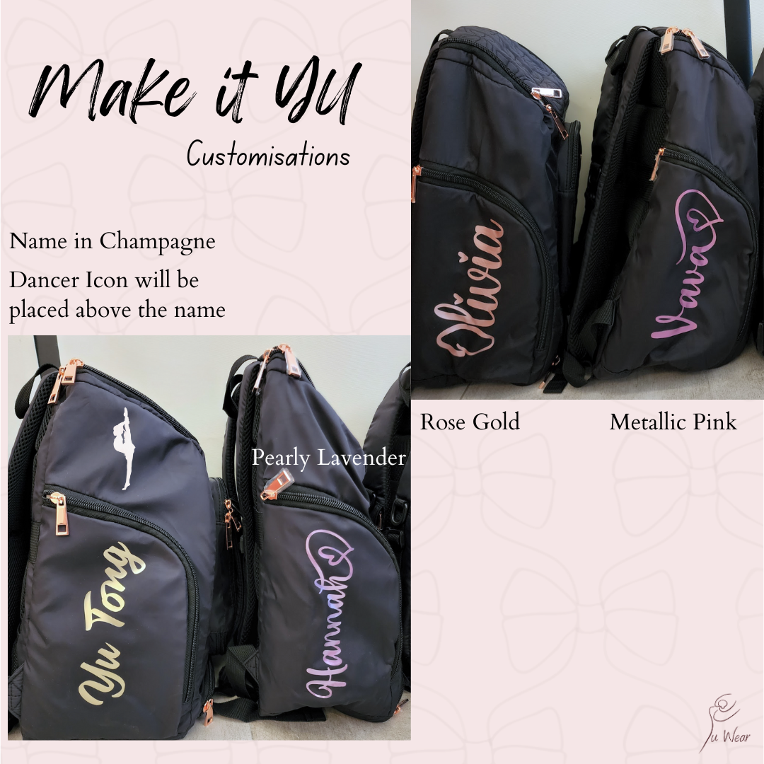 BFF Backpack (BOWtique BLACK)