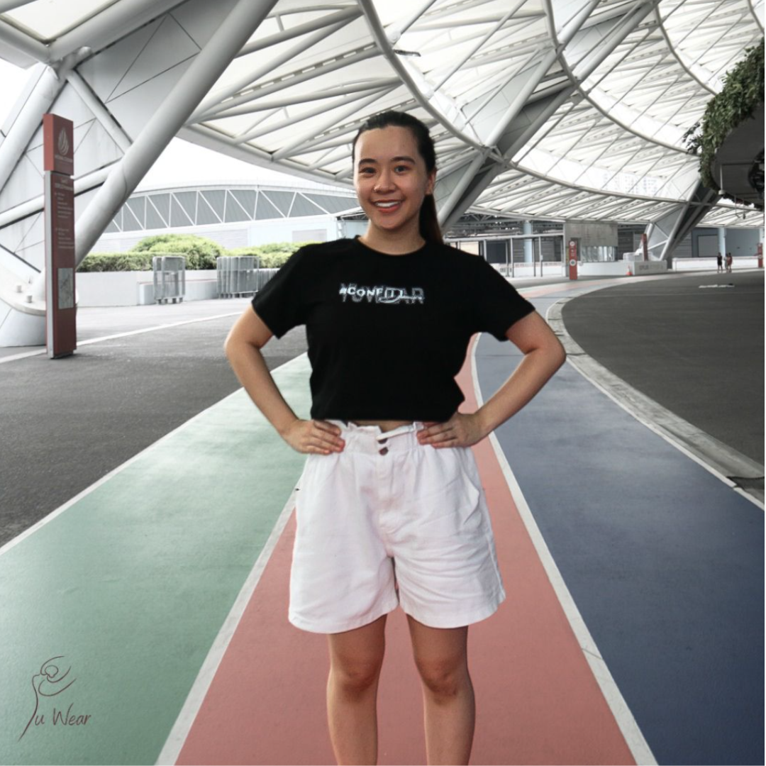 Crop Top in Giving Black (Adult Size) (SALE!!)