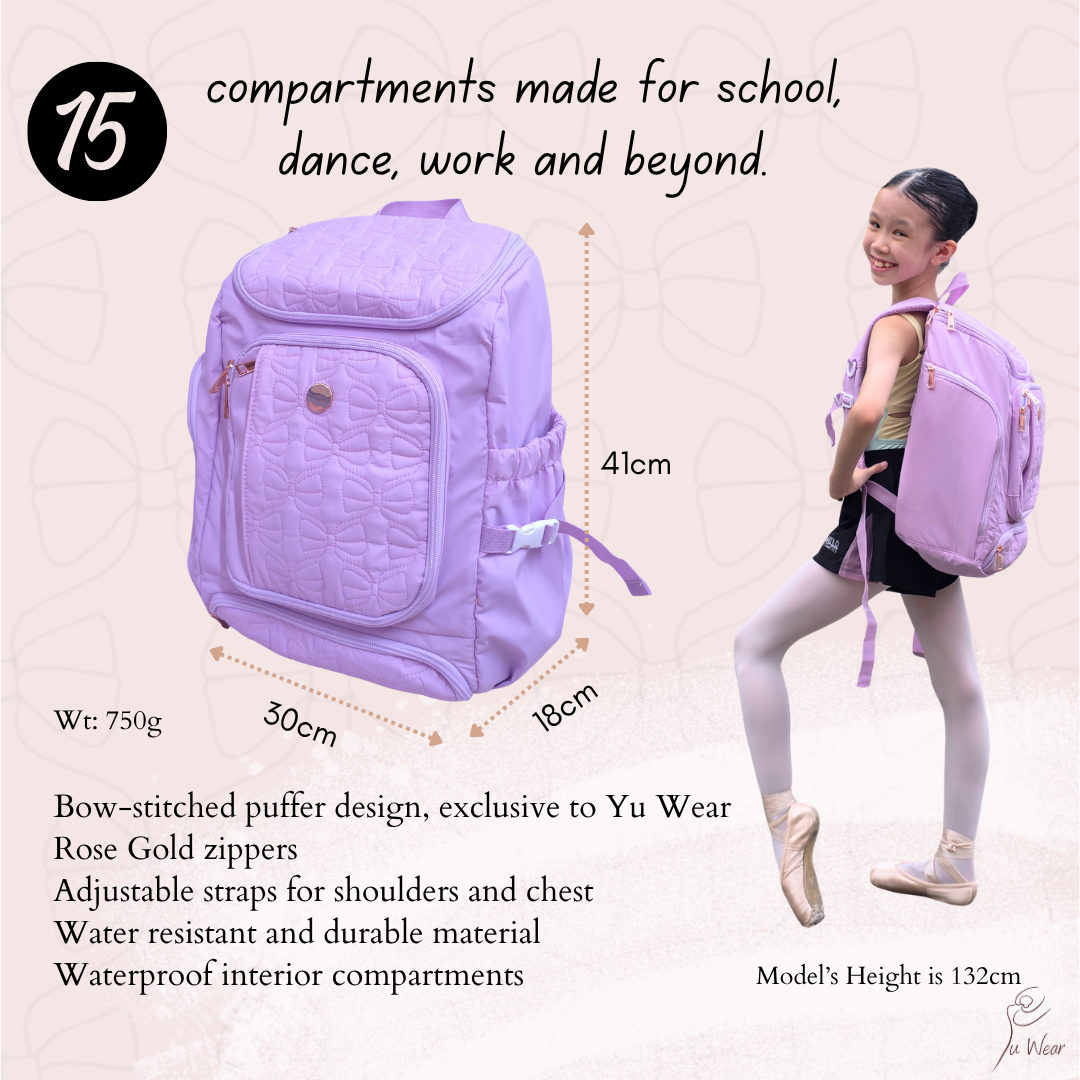 BFF Backpack 2.0 (BOWquet of LILAC)