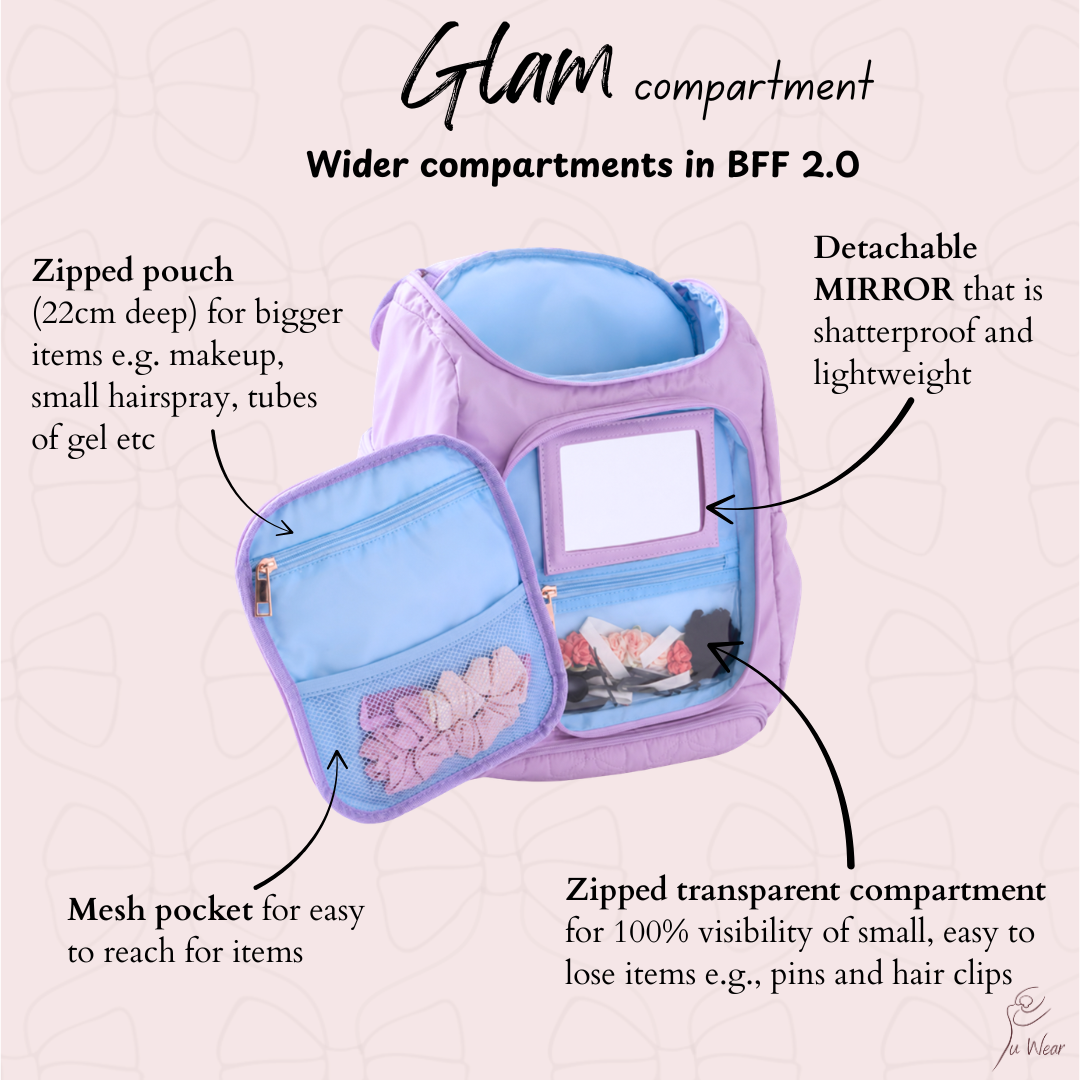 BFF Backpack 2.0 (BOWquet of LILAC)