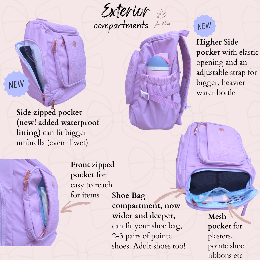 BFF Backpack 2.0 (BOWquet of LILAC)