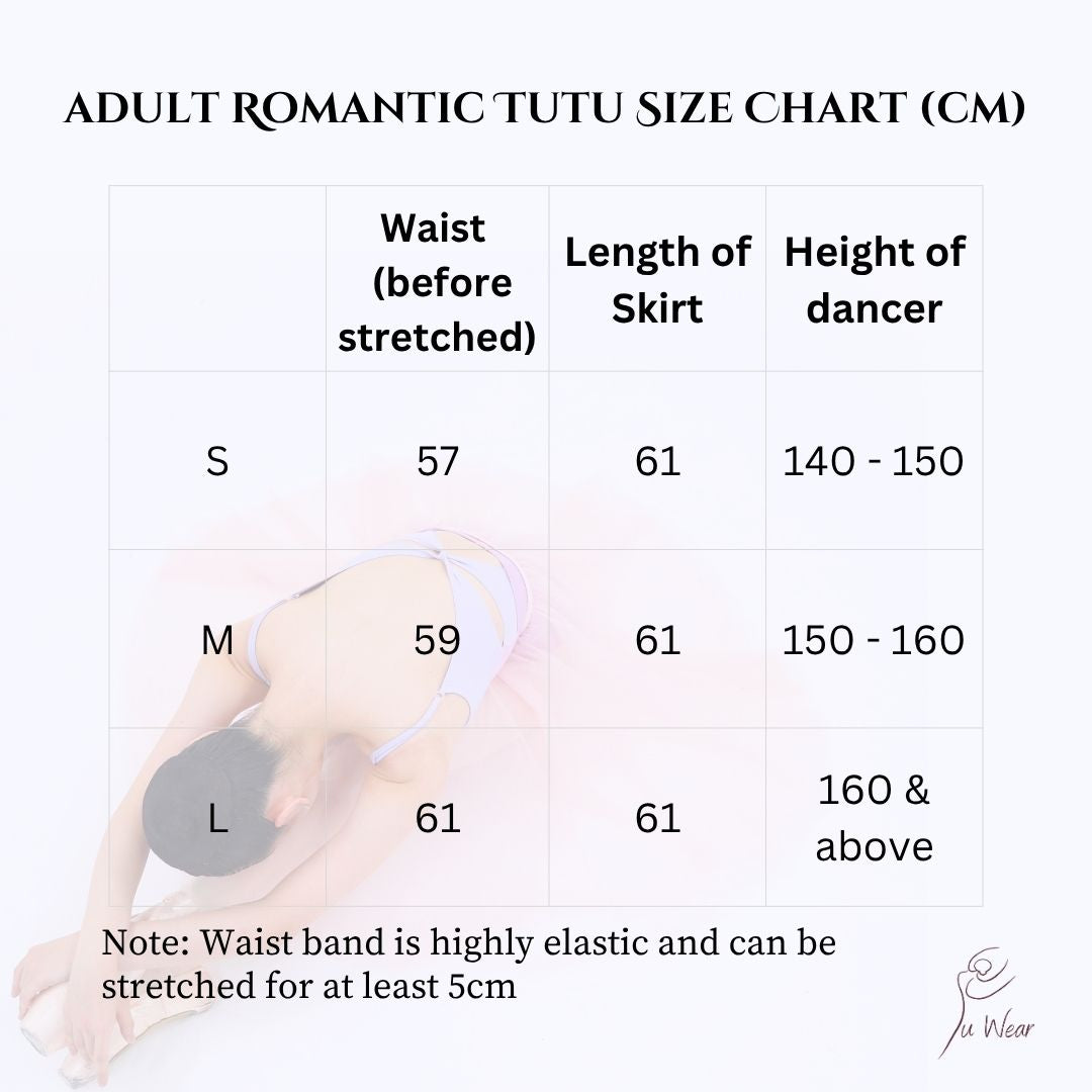 Adult Romantic Practice Tutu