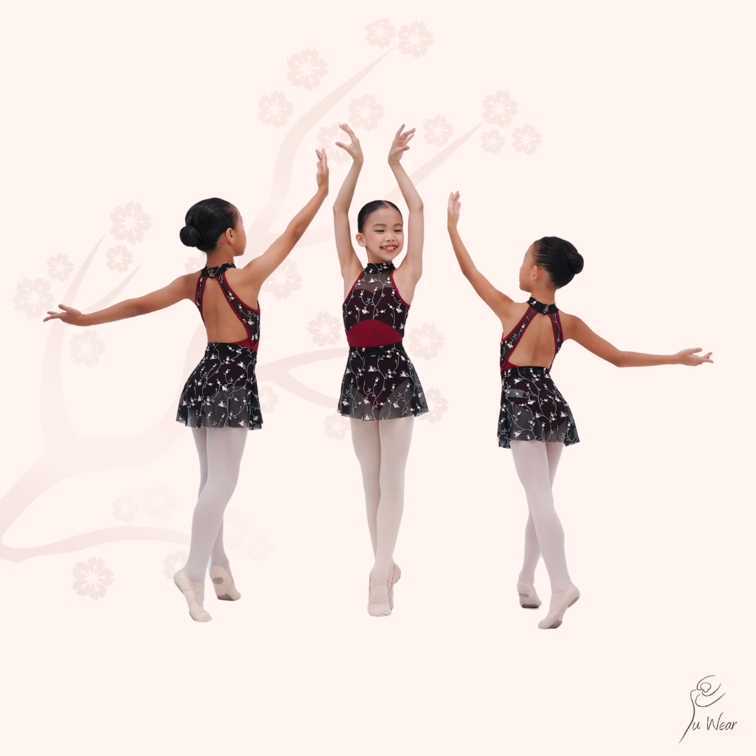Ember Blossom Leotard (Child)