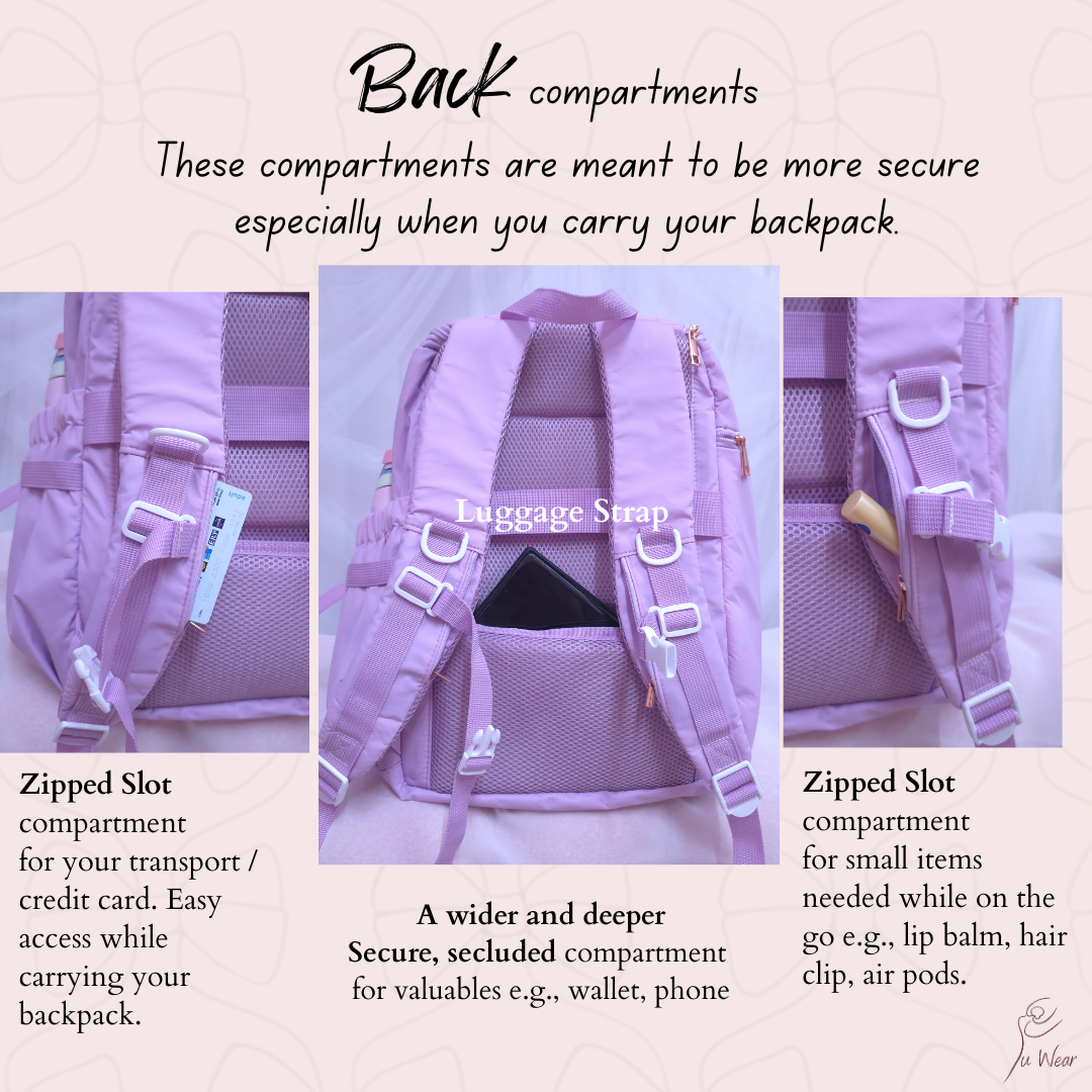 BFF Backpack 2.0 (BOWquet of LILAC)