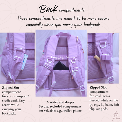 BFF Backpack 2.0 (BOWquet of LILAC)