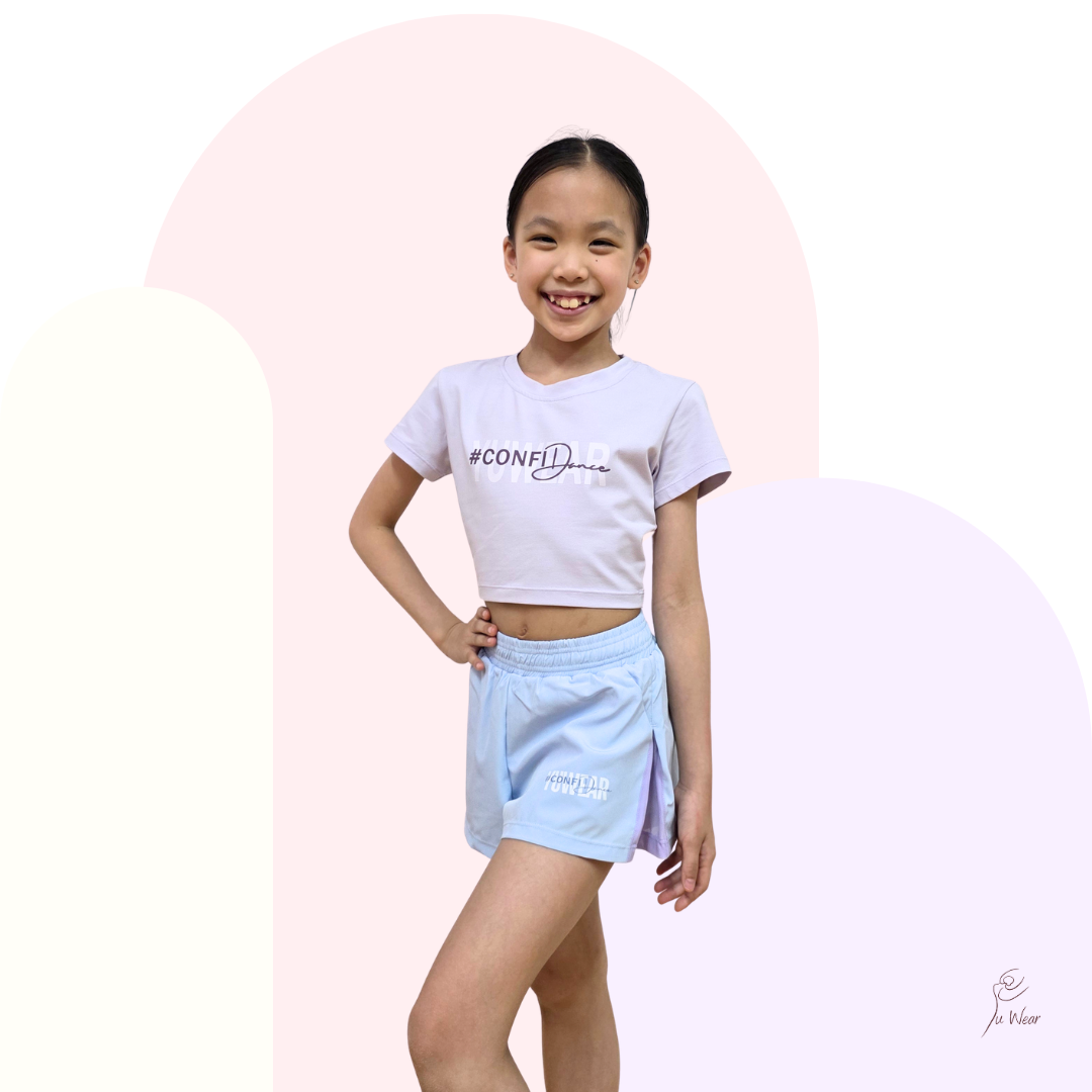 Crop Top in Light Lilac (Child Size)