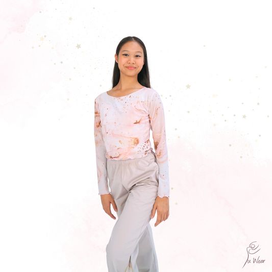 Mesh Top in Khaki Midas