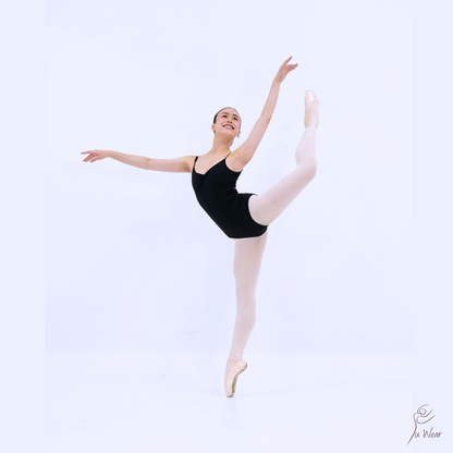 Black Camisole Twist Back Leotard (Child & Adult)