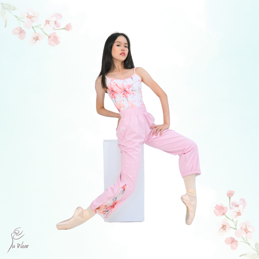 Warmie Pro Pants in Pink Fleur