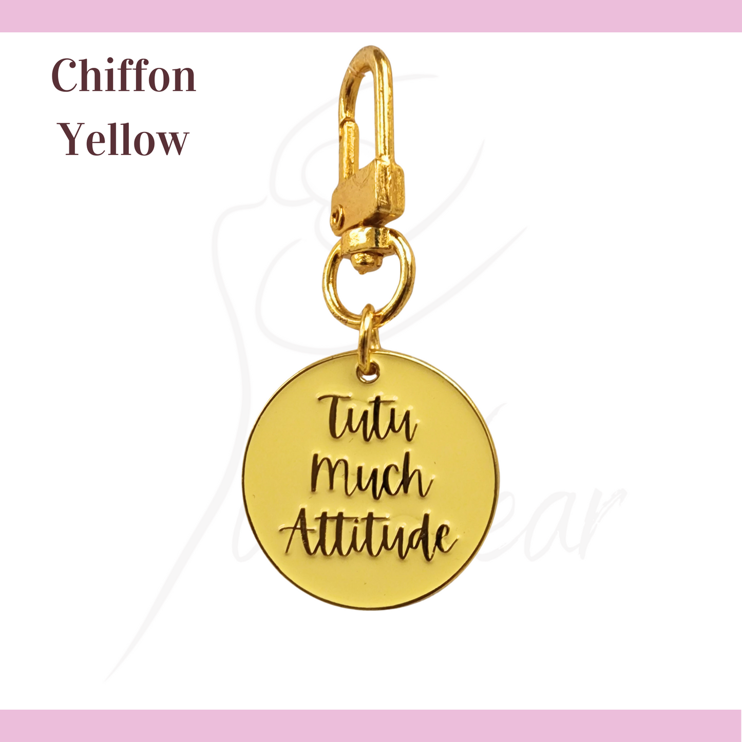 Tutu Much Attitude Keychain