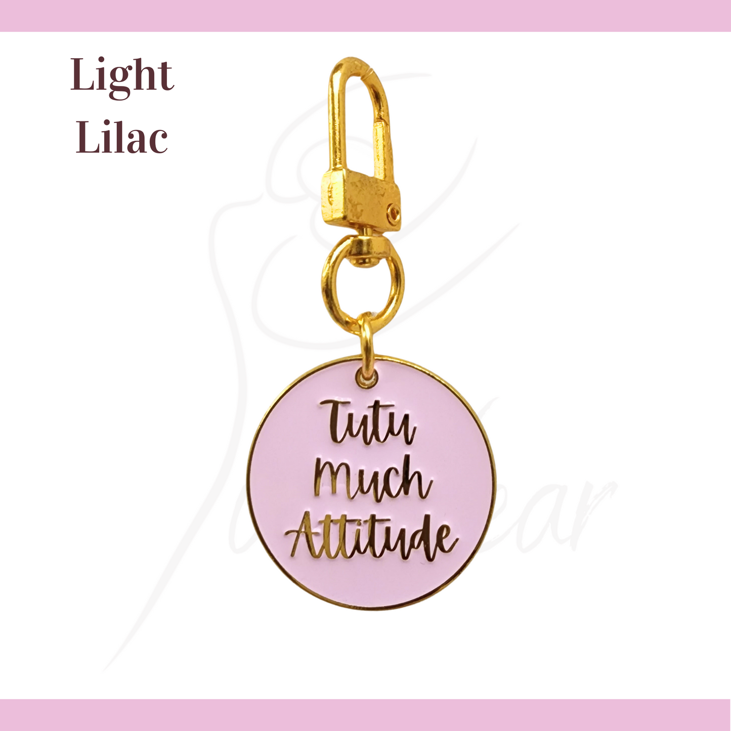 Tutu Much Attitude Keychain