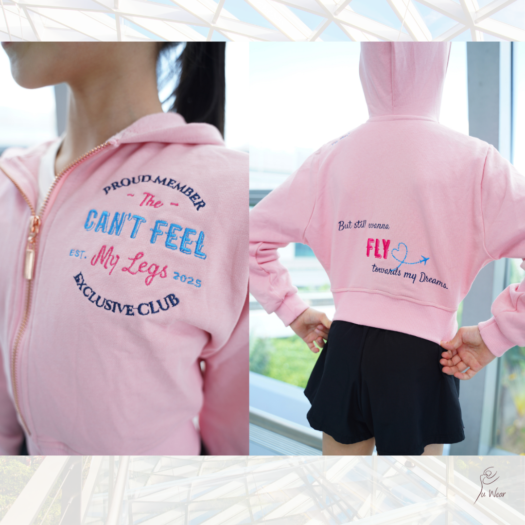 Crop Hoodie CFML Club (Pink)