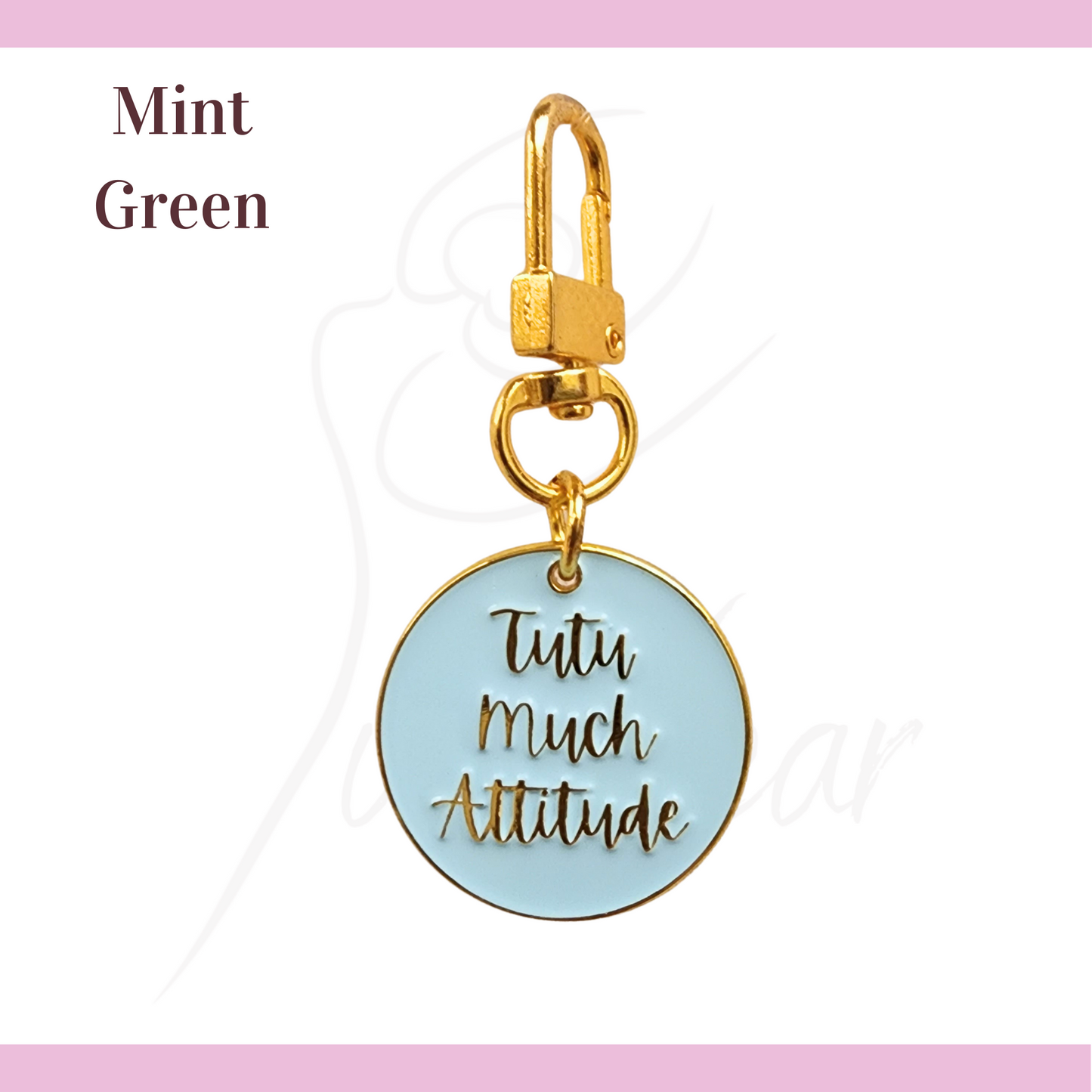 Tutu Much Attitude Keychain