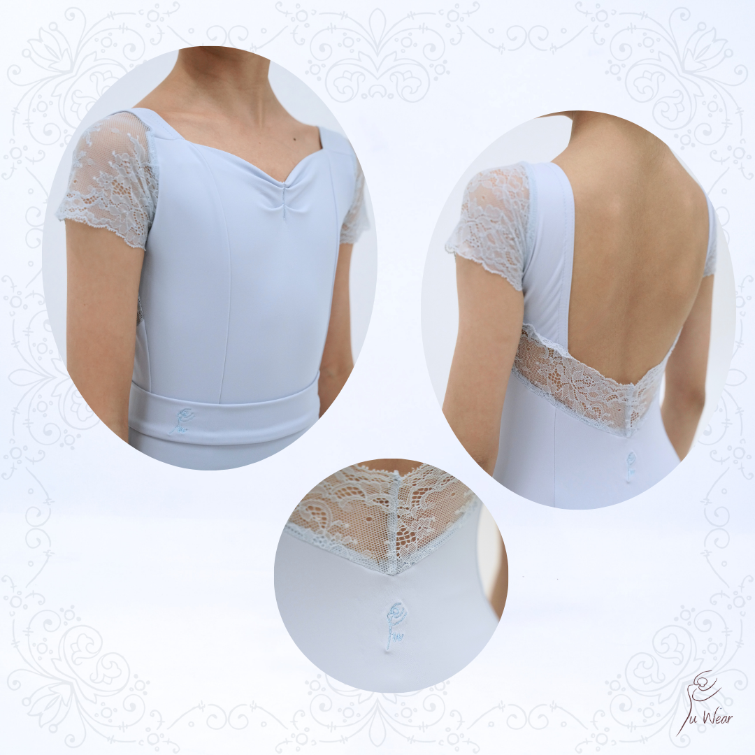 Empower YU Leotard in Ethereal Blue (Child & Adult)