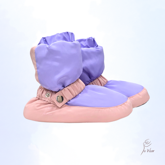 Peri Pretty Booties in Periwinkle Pink