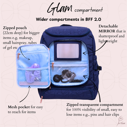 BFF Backpack 2.0 (BOWtical NAVY)
