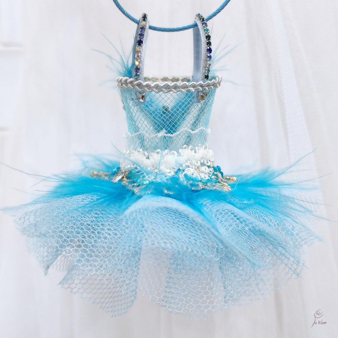 Blue Tutu Ornament