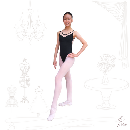 Sweet Heart Leotard in Classic Black