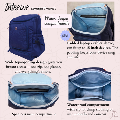 BFF Backpack 2.0 (BOWtical NAVY)