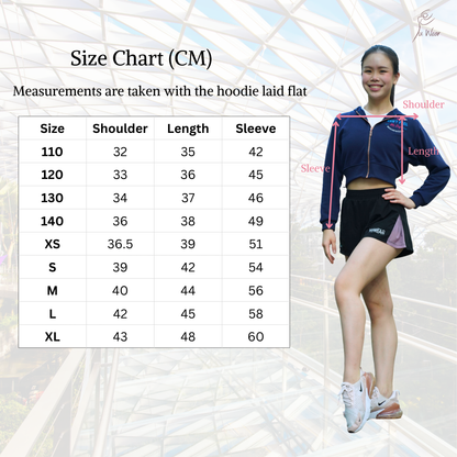 Crop Hoodie CFML Club (Pink)