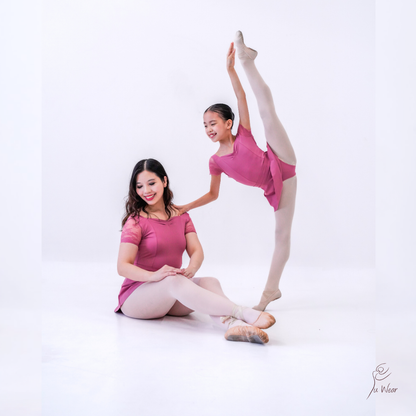 Empower YU Leotard in Rosy Mauve (Child & Adult)