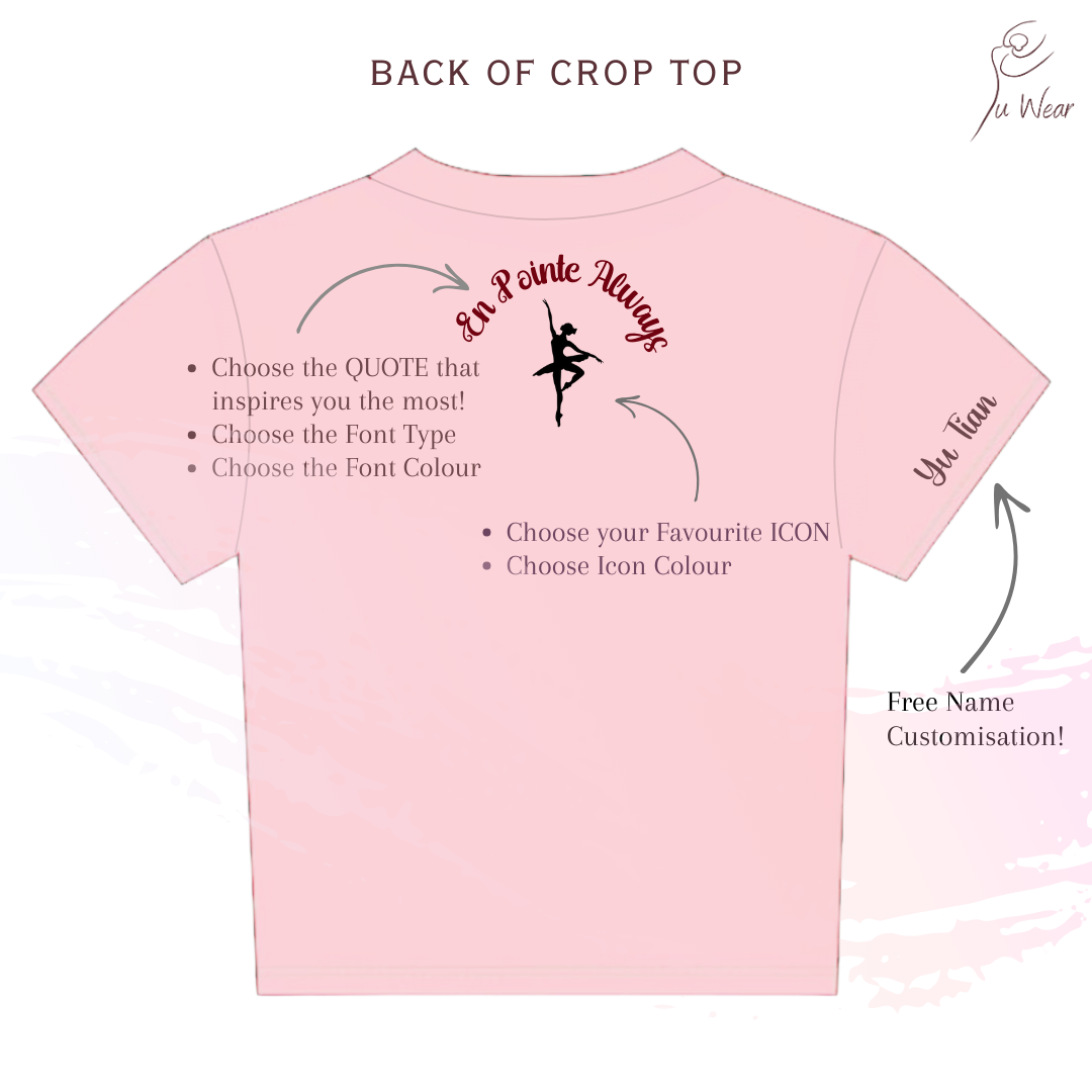 Crop Top in Sweet Pink (Child Size)