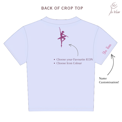 Crop Top in Light Lilac (Adult Size)