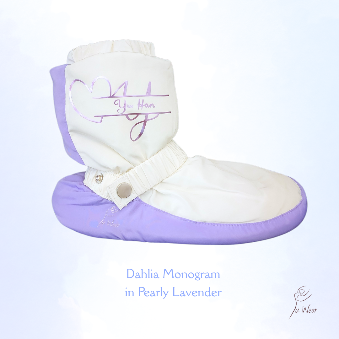 Peri Pretty Booties in White Periwinkle