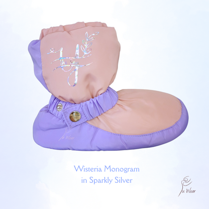 Peri Pretty Booties in Pink Periwinkle